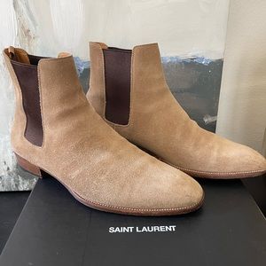 ❤️ Saint Laurent Wyatt Chelsea Boots (Mint condition) 43 1/2 10.5